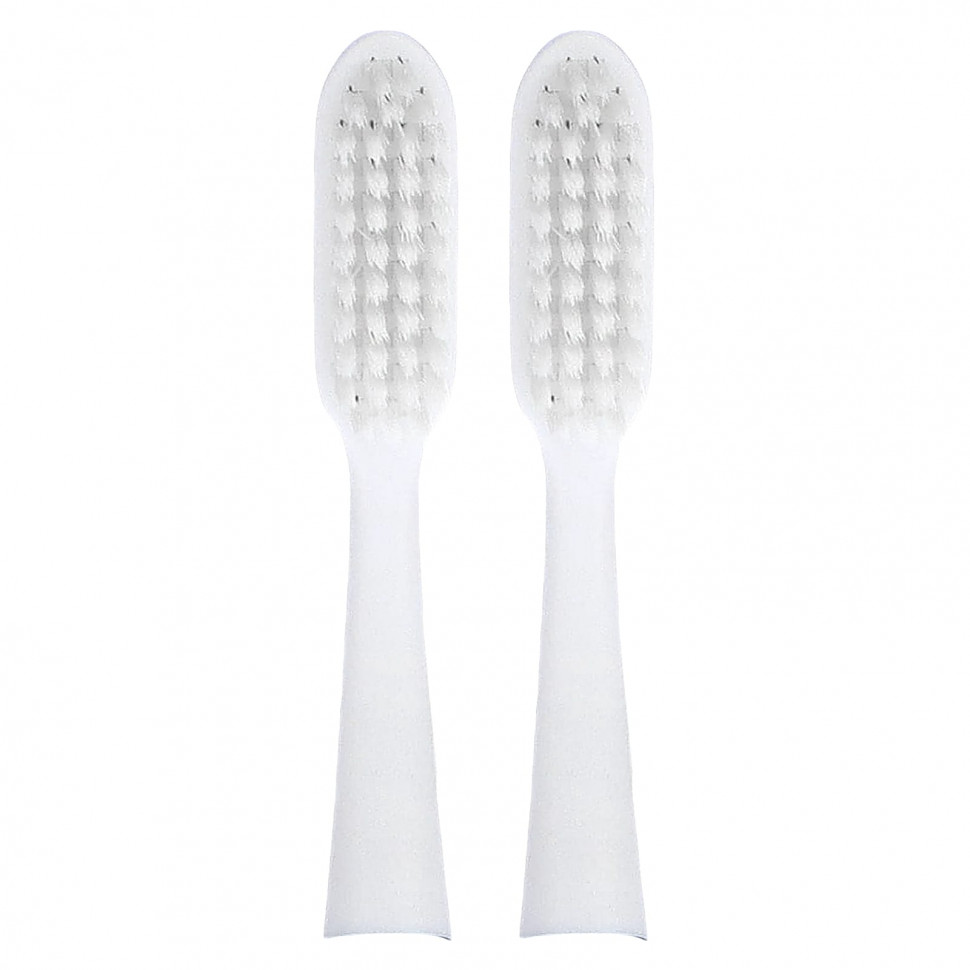 Hello, Сменные насадки-щетки, мягкие, 2 шт. В упаковке