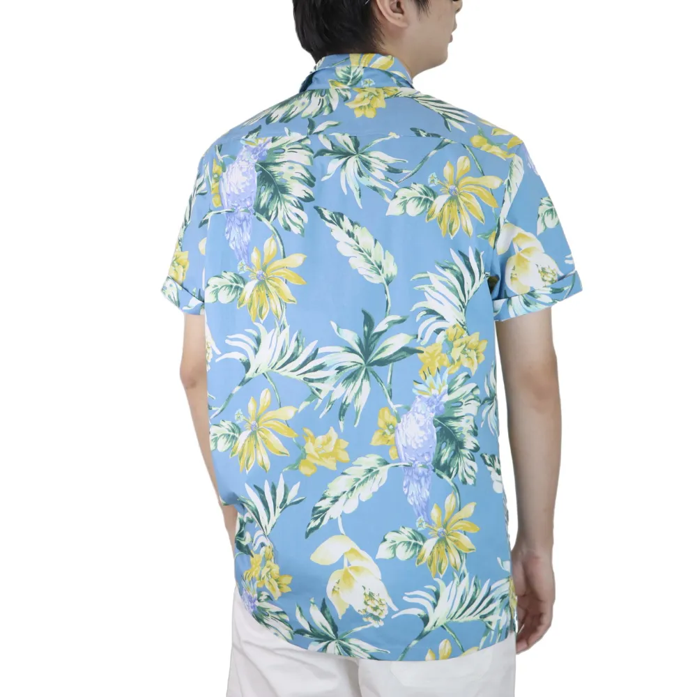 BOVY BAS11230-SHIRT TROPICAL PRINT BLUE