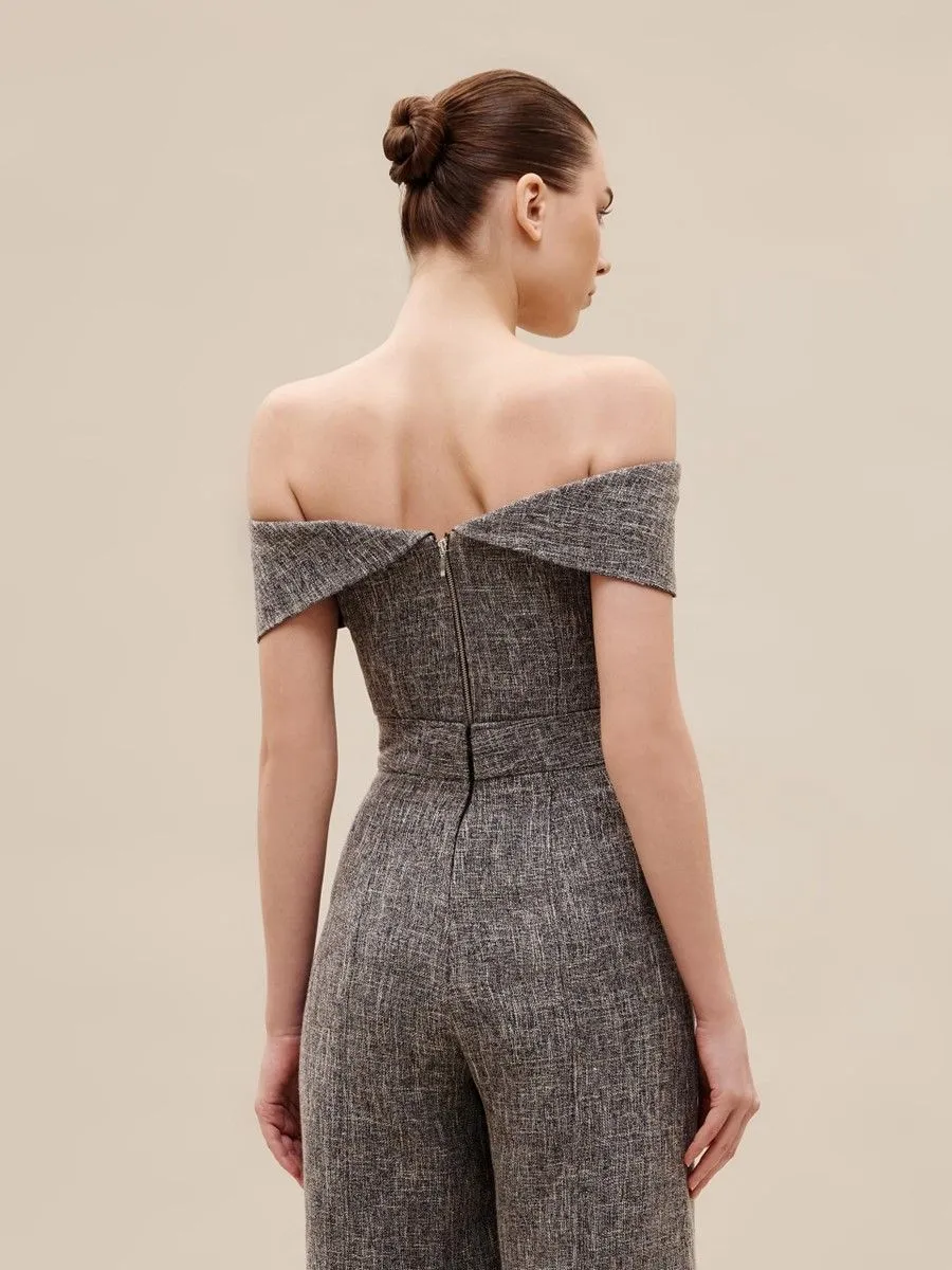 ASAVA ( SS24 )Emilia Bardot Women Blouse Black