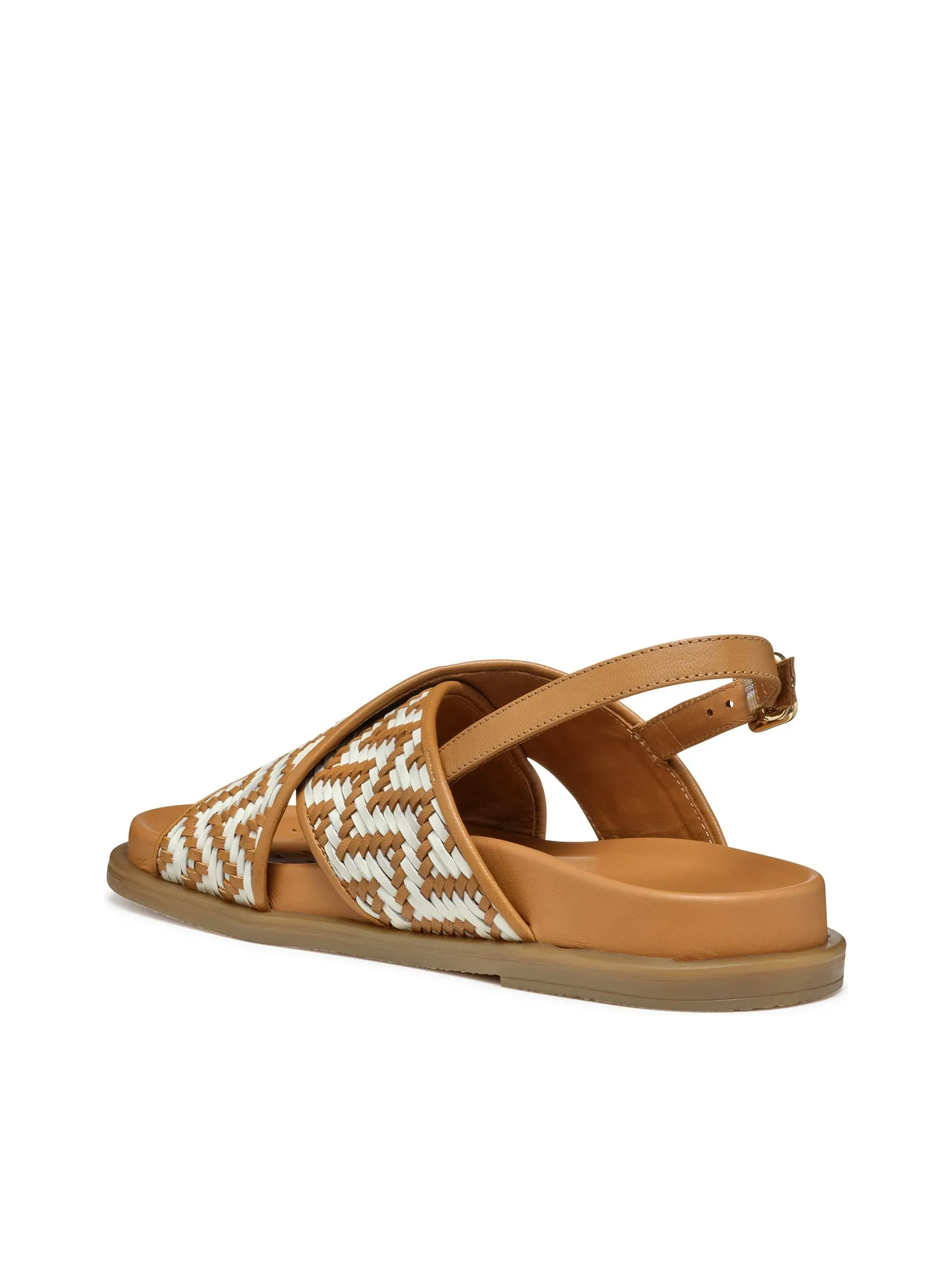 GEOX Women Sandals D Adelash SS25 Camel/Papyrus