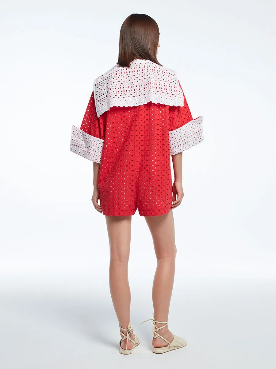 JANESUDA (SS23) Red Jumpsuit