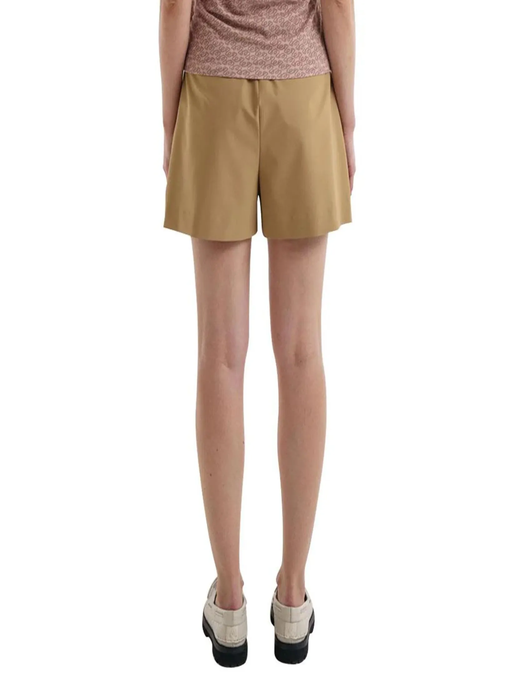 MALBON GOLF MARINA SHORTS IN CAMEL
