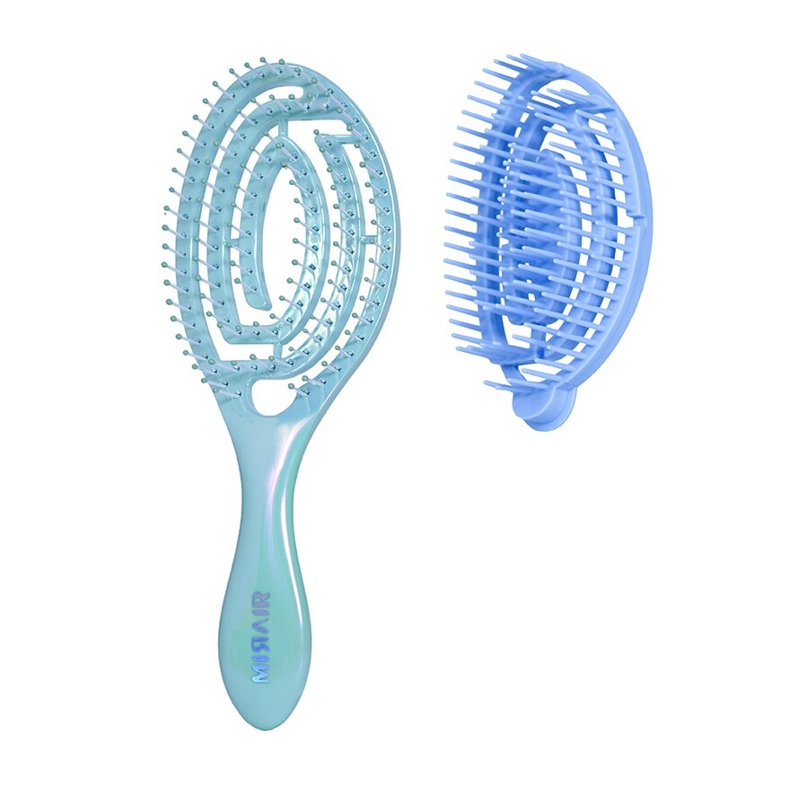 Mirair Joyful Everyday Brush  Wash Grip 1pcs. Bluey Mint