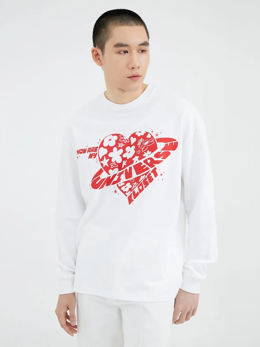KLOSET (VT23)My Universe Sweatshirt (Unisex)White