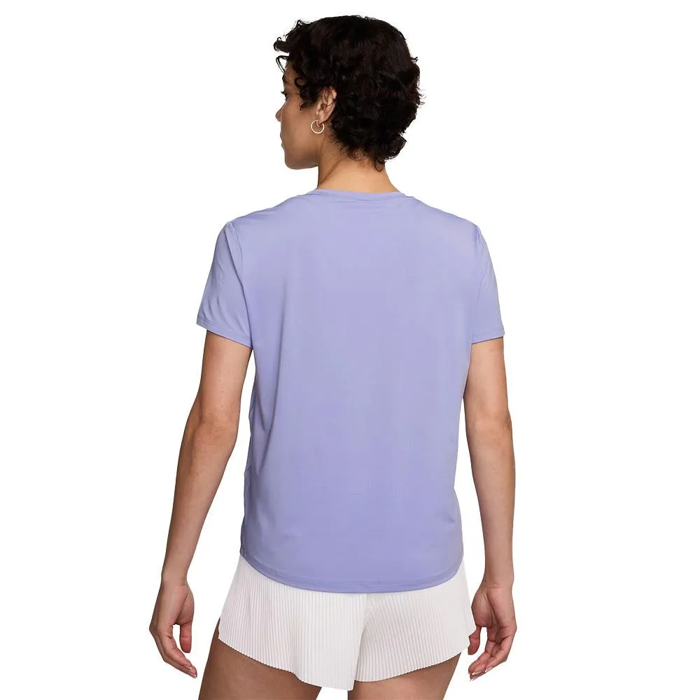 NIKE Women Running T-Shirt One Swoosh Purple - NI083AP599EKTH