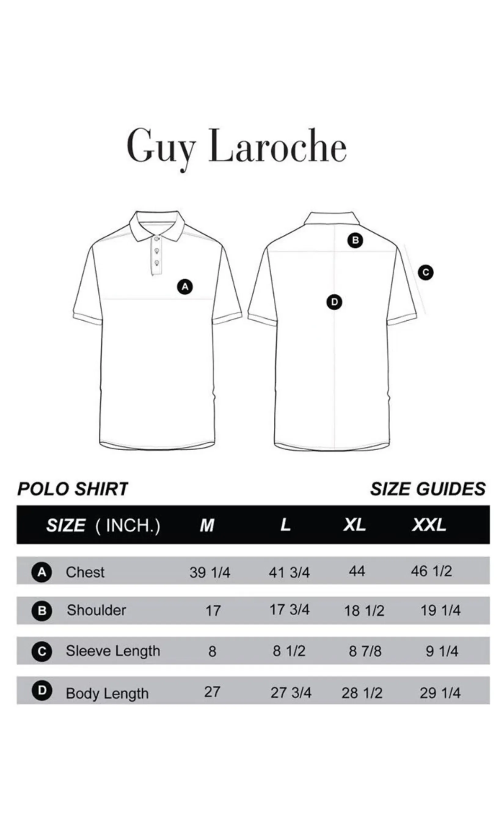 GUY LAROCHE MENWEAR Men s Polo Shirt BKL2307S5DB - Dark Blue