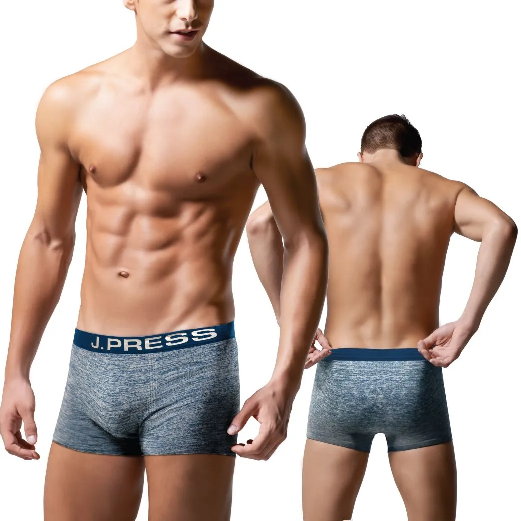 J.PRESS Blue Trunk Underwear 3pcs/set