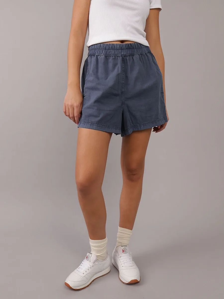 AMERICAN EAGLE WOMEN INTL SEAMED SUNSET SHORT 410 NAVY