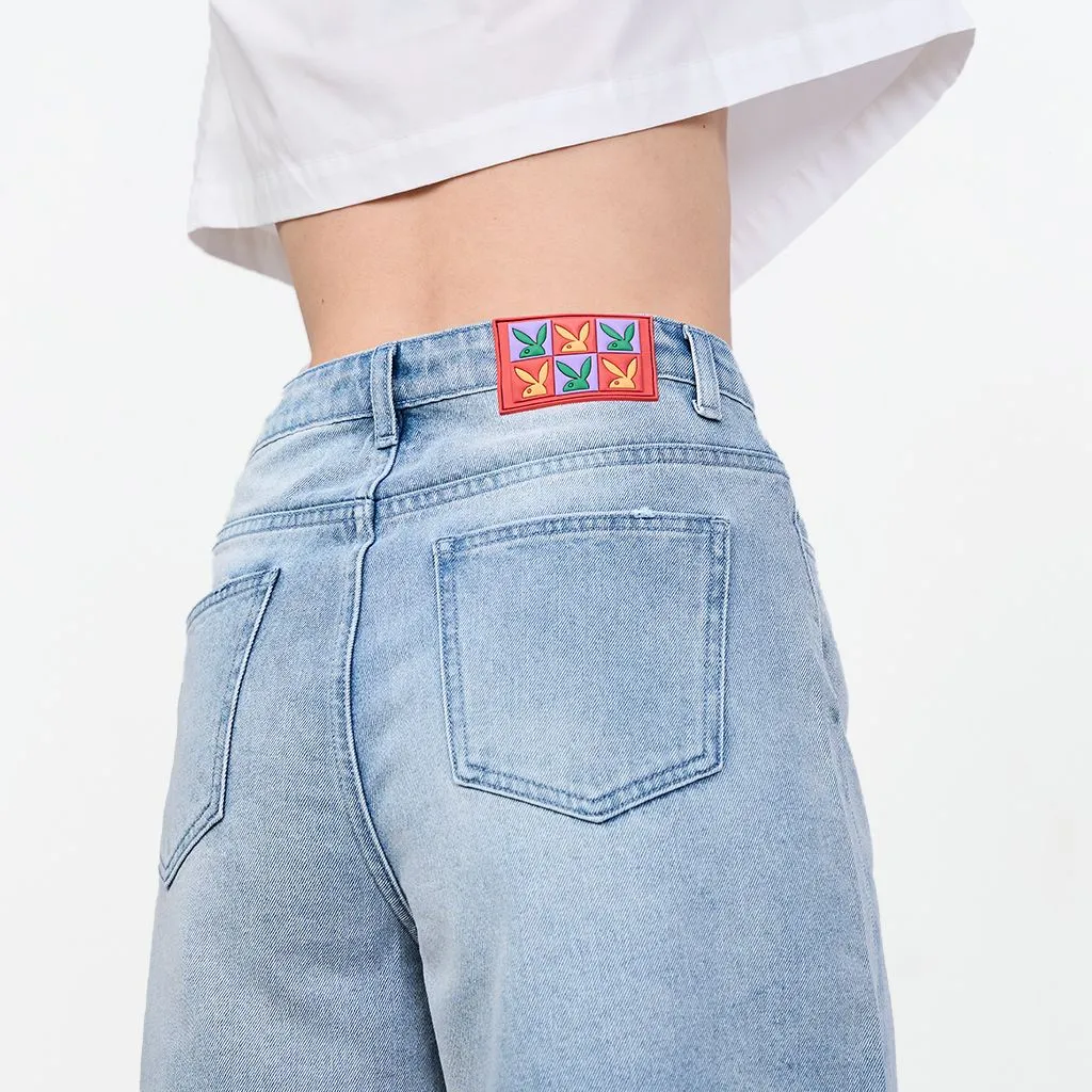 PLAYBOY Women's pants   SKU P1WB252JQ013BL  Colour  Blue