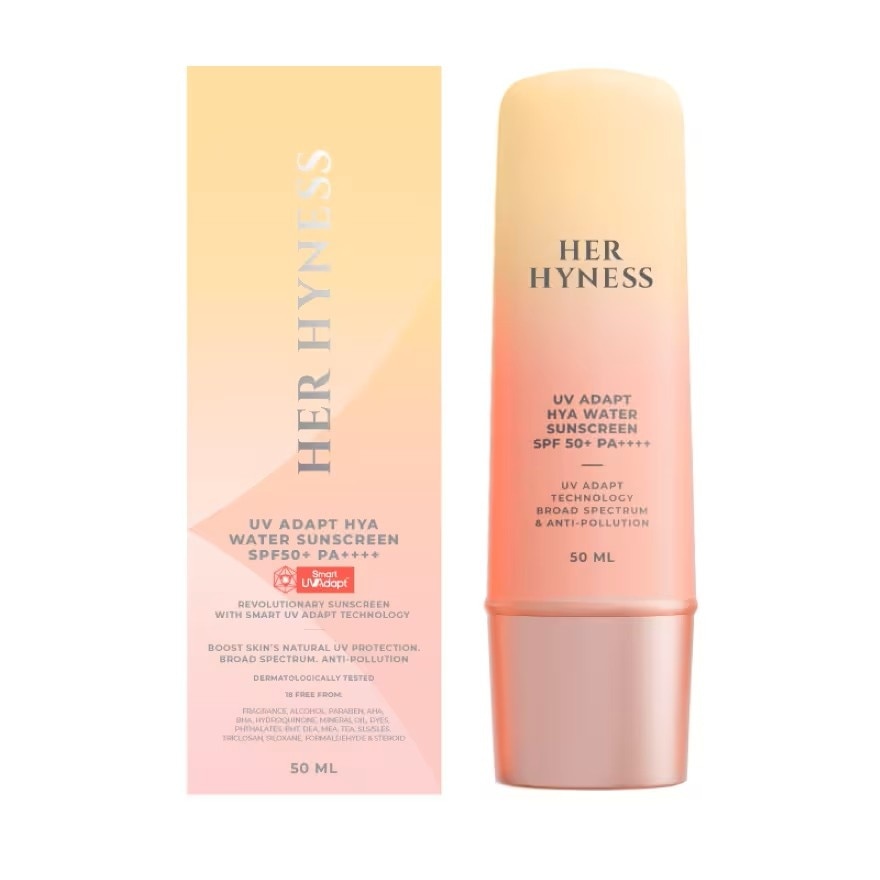 Her Hyness UV Adapt Hya Water Sunscreen 50+ PA++++ 50 ml.