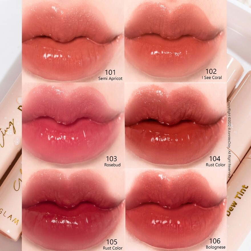 #So Glam Glasting Dew Tint Lip 101