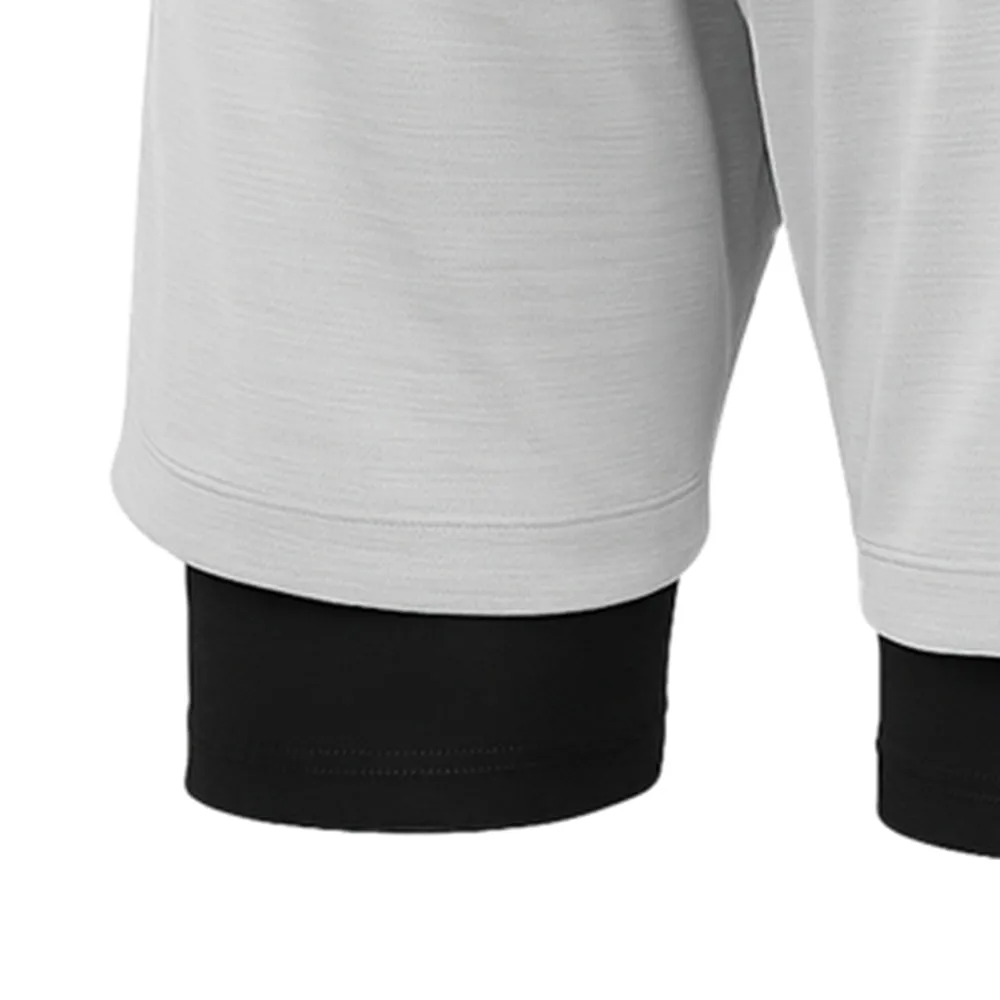 REEBOK ID Basketball 2-in-1 Men Training Shorts Grey - RE099AP251ENTH