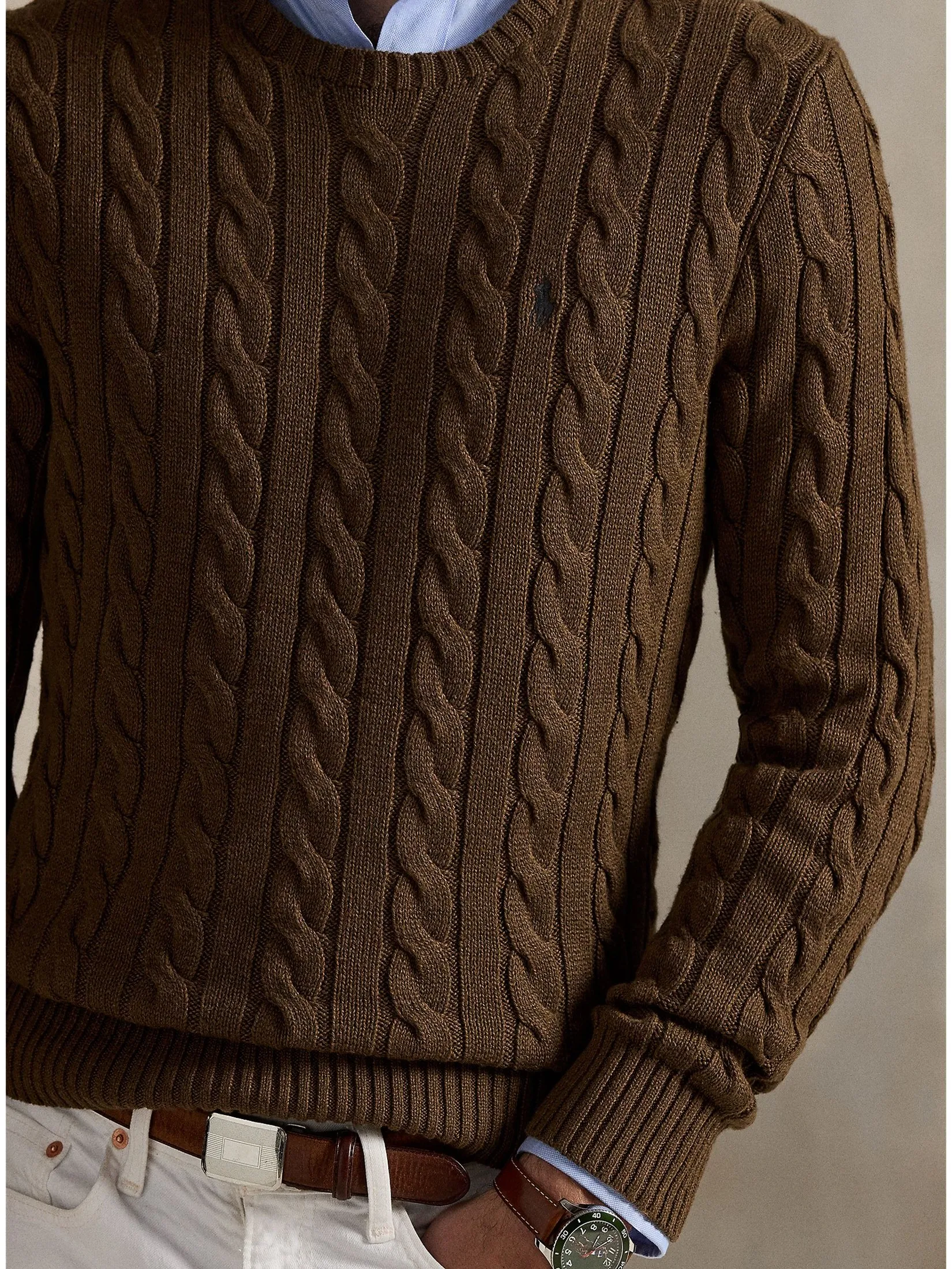 POLO RALPH LAUREN Pullover Men MNPOSWE16822297 Brown