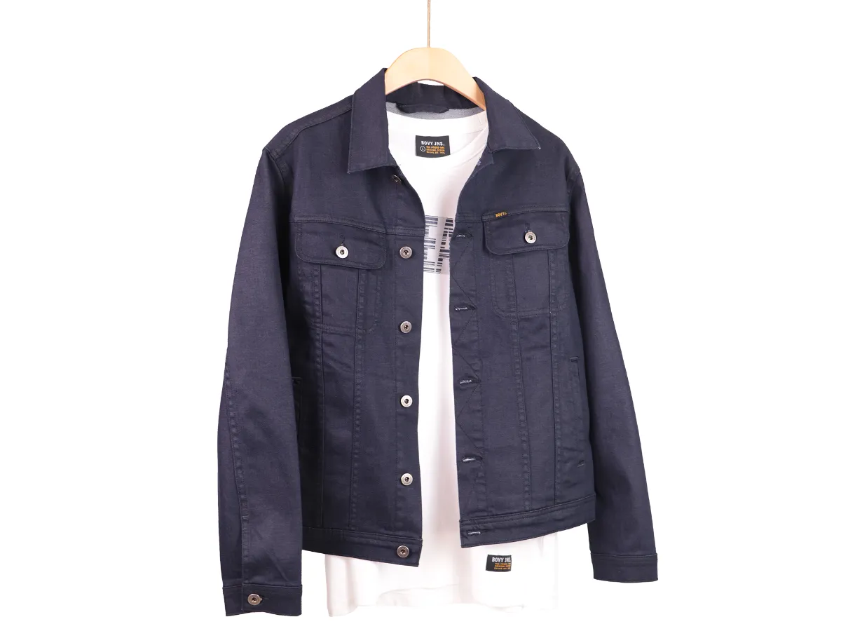 BOVY NAVY JACKET COTTON-9218