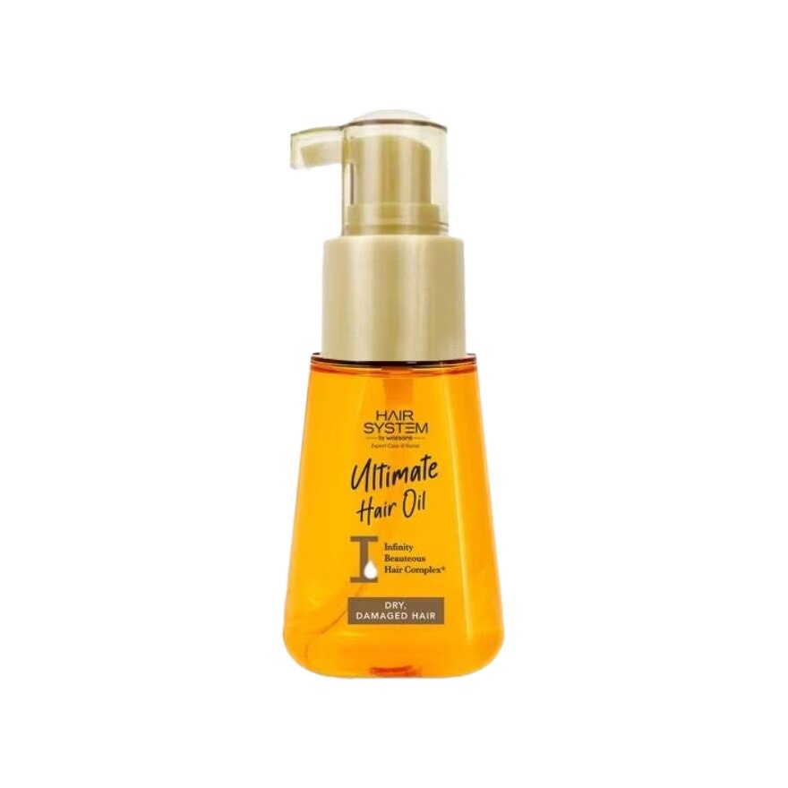 Hair System By Watsons Ultimate Hair Oil Dry, Damaged Hair 70ml.