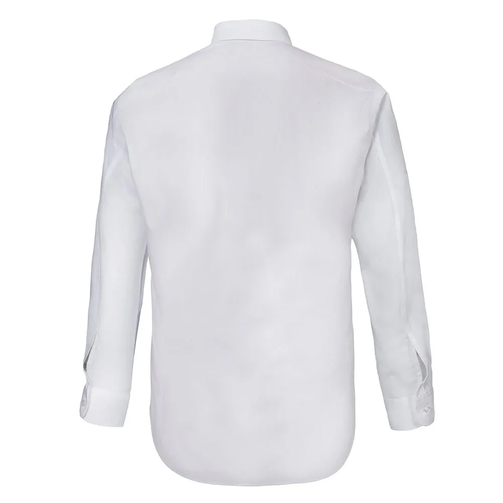 BROWNE & CO. White Button Down Long Sleeves Shirt with Pocket