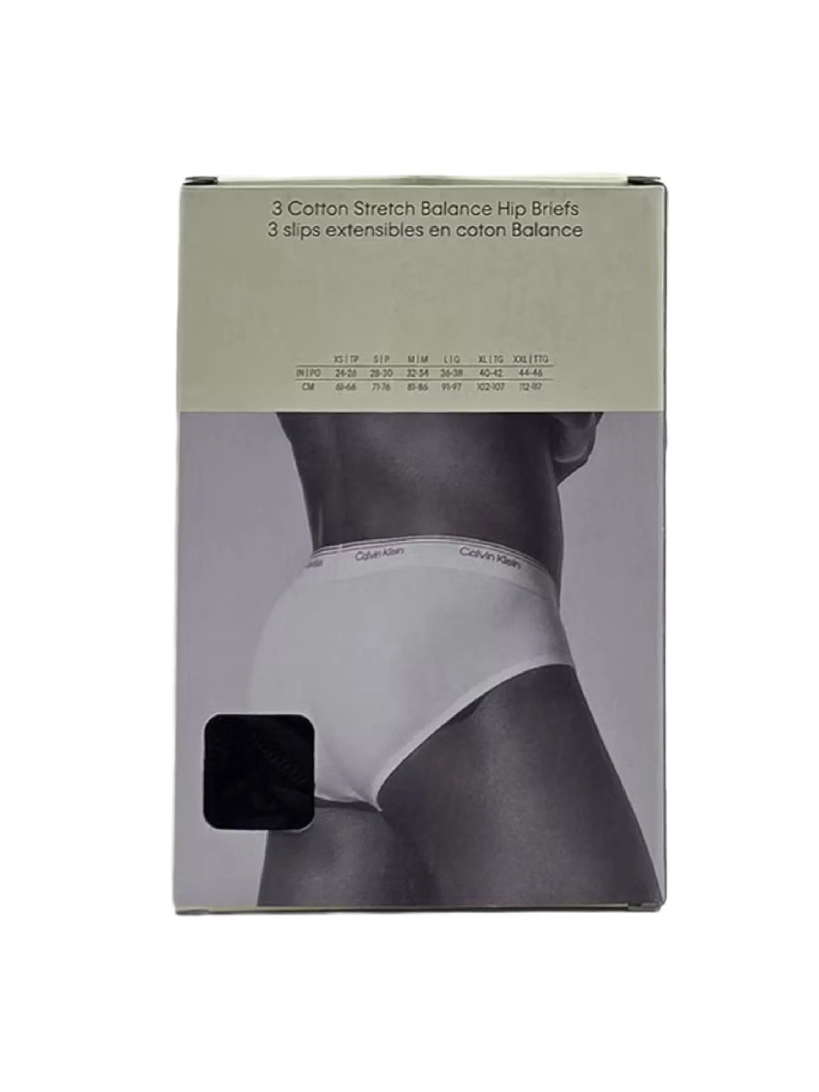 CALVIN KLEIN Men's Balance Hip Brief 3Pack Black