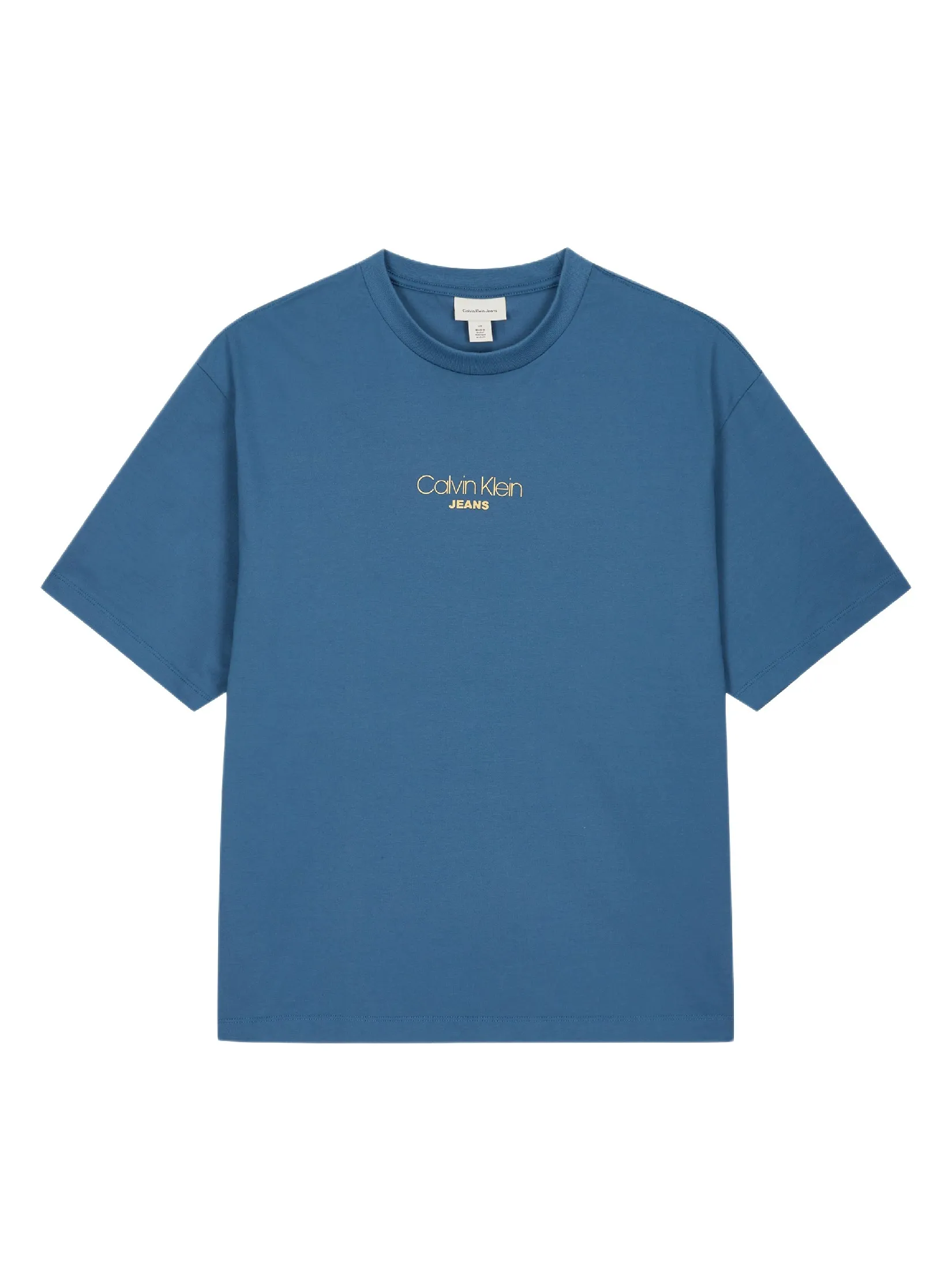 CALVIN KLEIN Men s Relaxed Fit CKJ Graphic Short Sleeve T-Shirt Blue