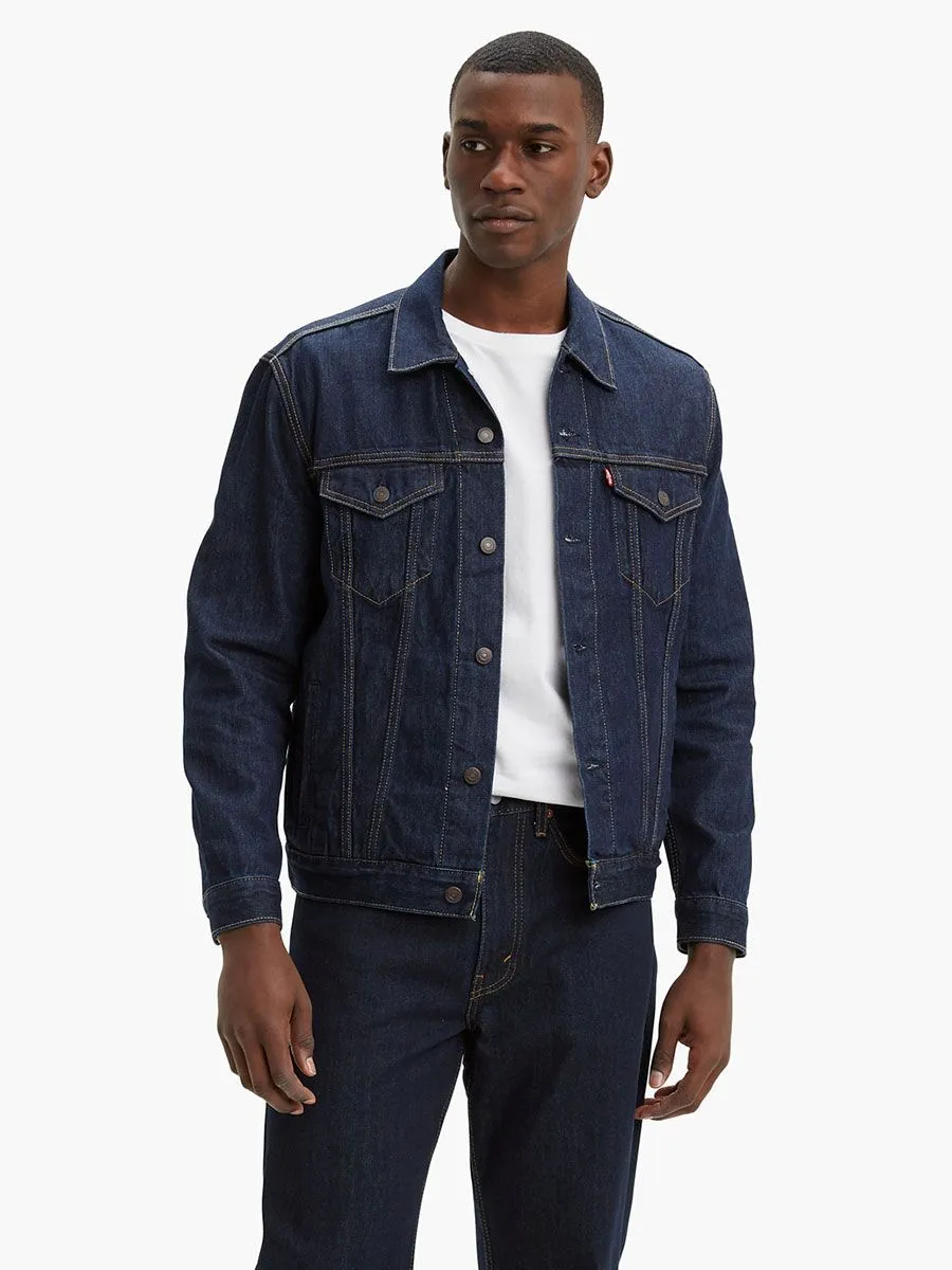 LEVI'S The Trucker Jacket Rinse Trucker 723340134 Dark Navy