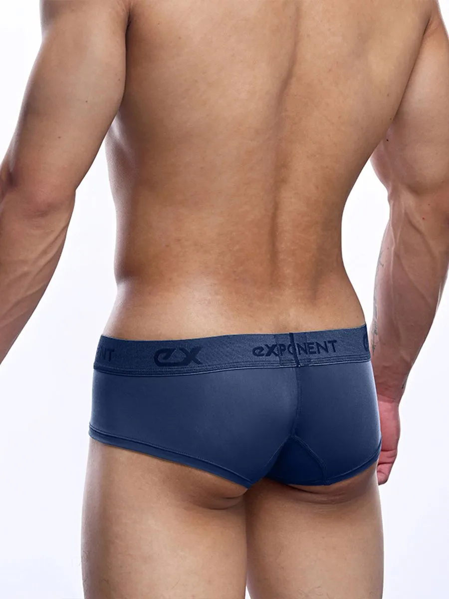 EXPONENT Underwear Elusive Silky - Secret Zone Translucent Mini Trun Dark Blue