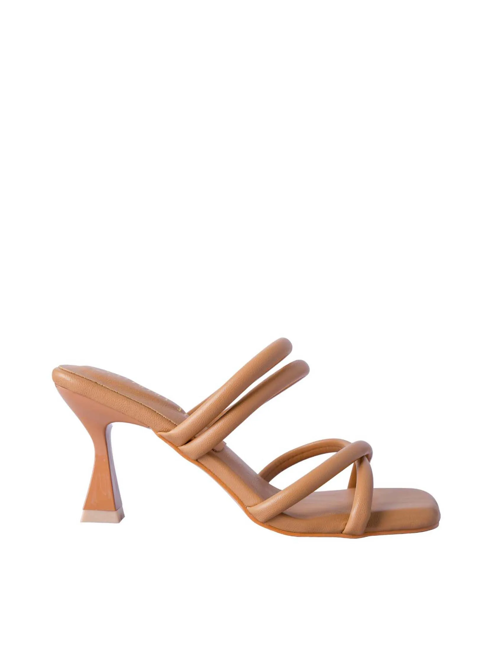 VILLAINS SF LANTANA Women's Comfort Heeled Sandals TAN Size - 40 EU