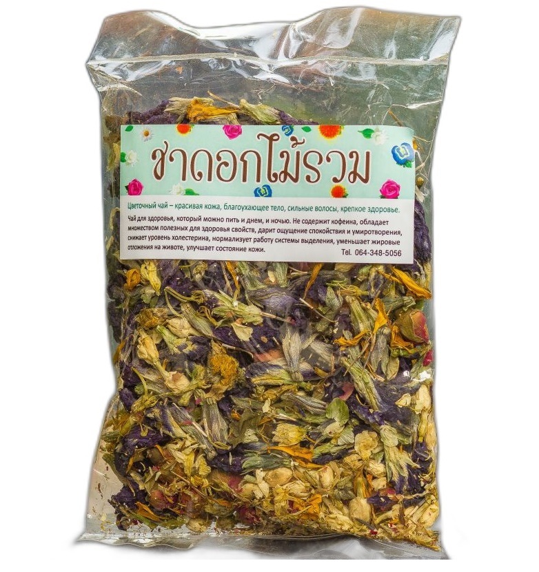Цветочный сбор чай для красоты и здоровья 60 гр