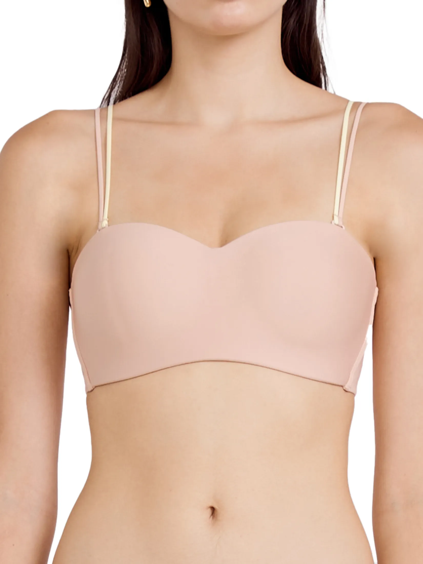 WACOAL Women Mood Buddy Bra Strapless Smart Size Beige