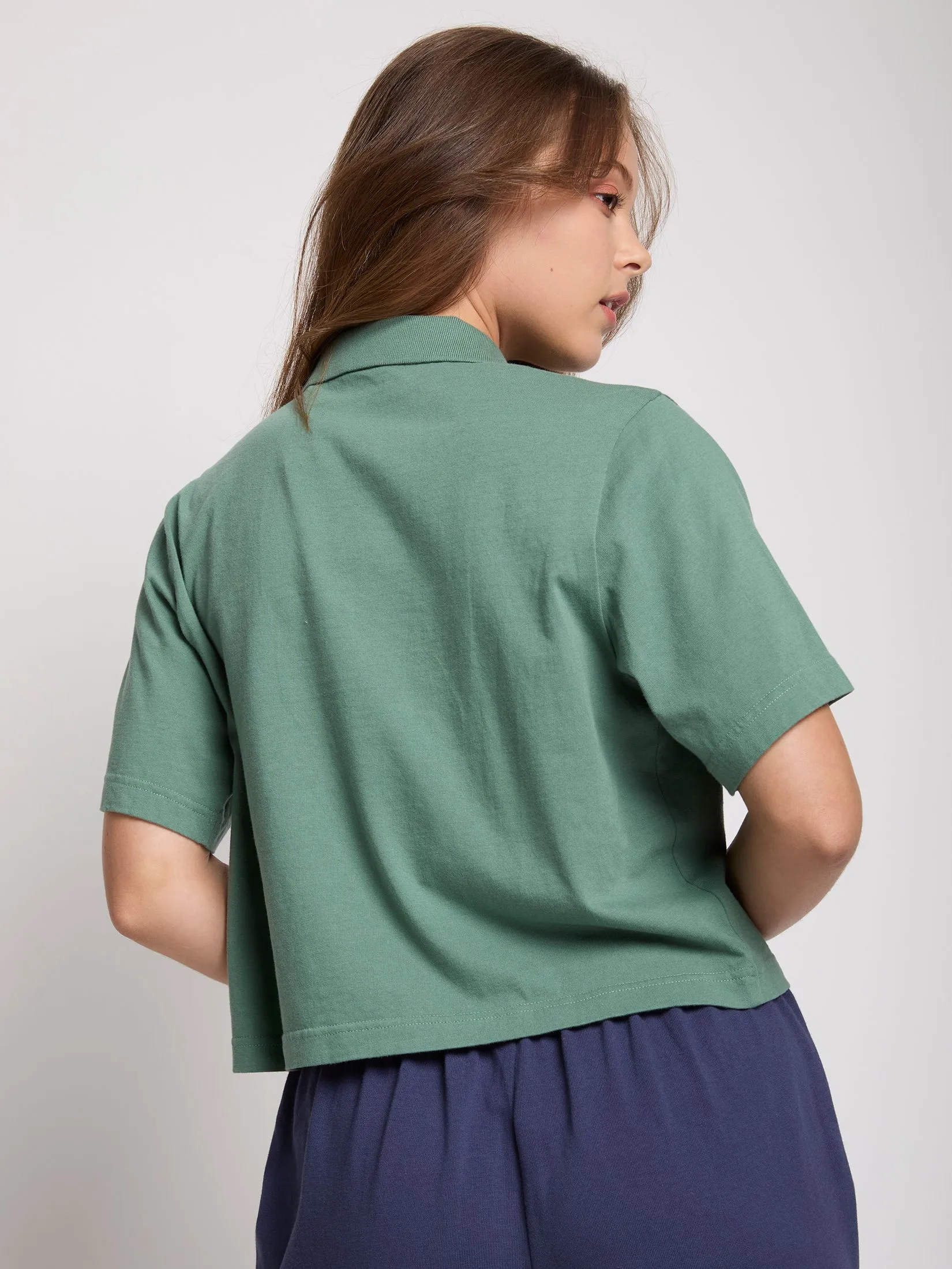 DEFRY 01 Women Polo Shirt Short Sleeves Snoopy Print