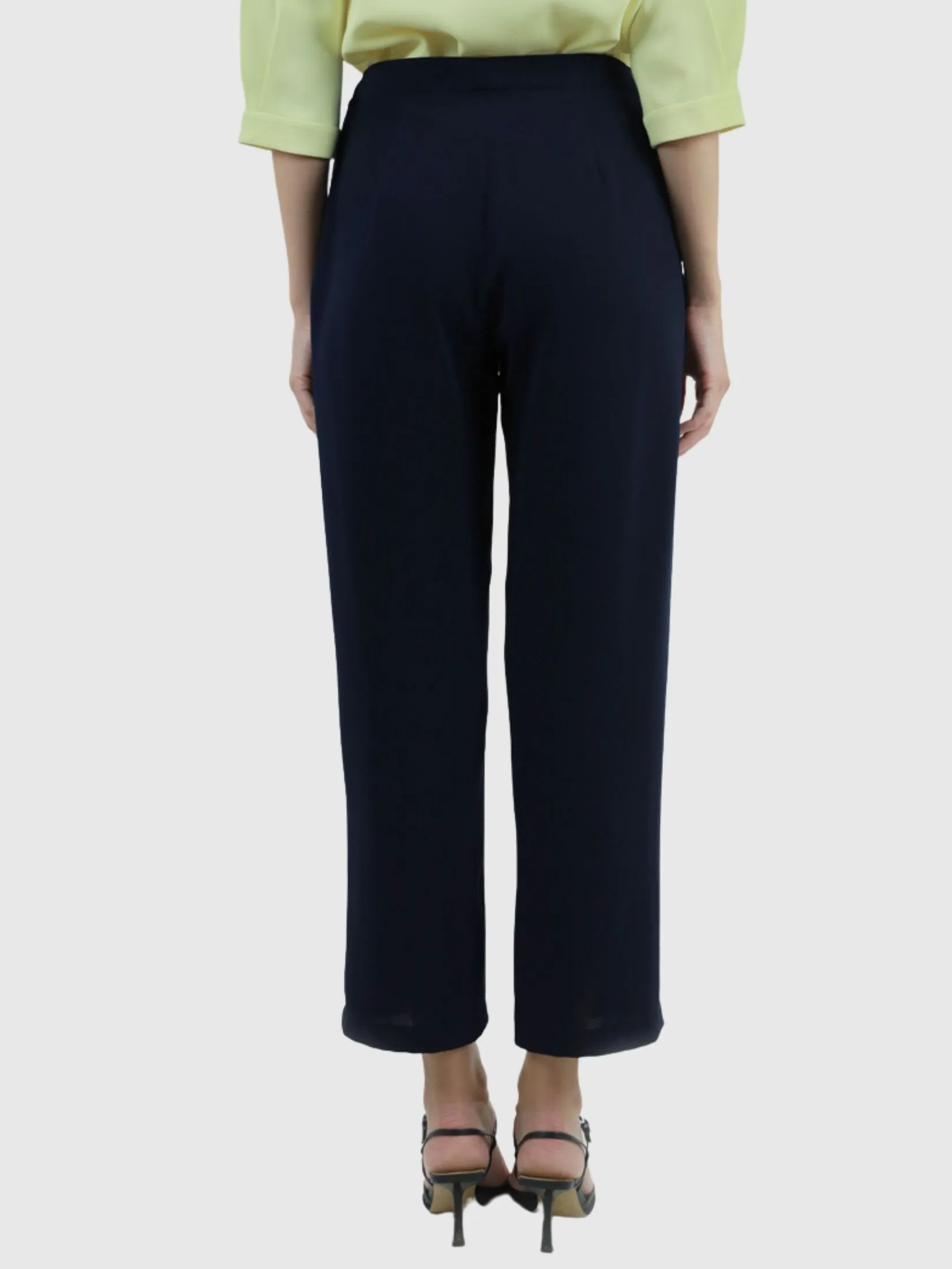 VERONIQA Women Pants Trousers Amunzen Navy Blue