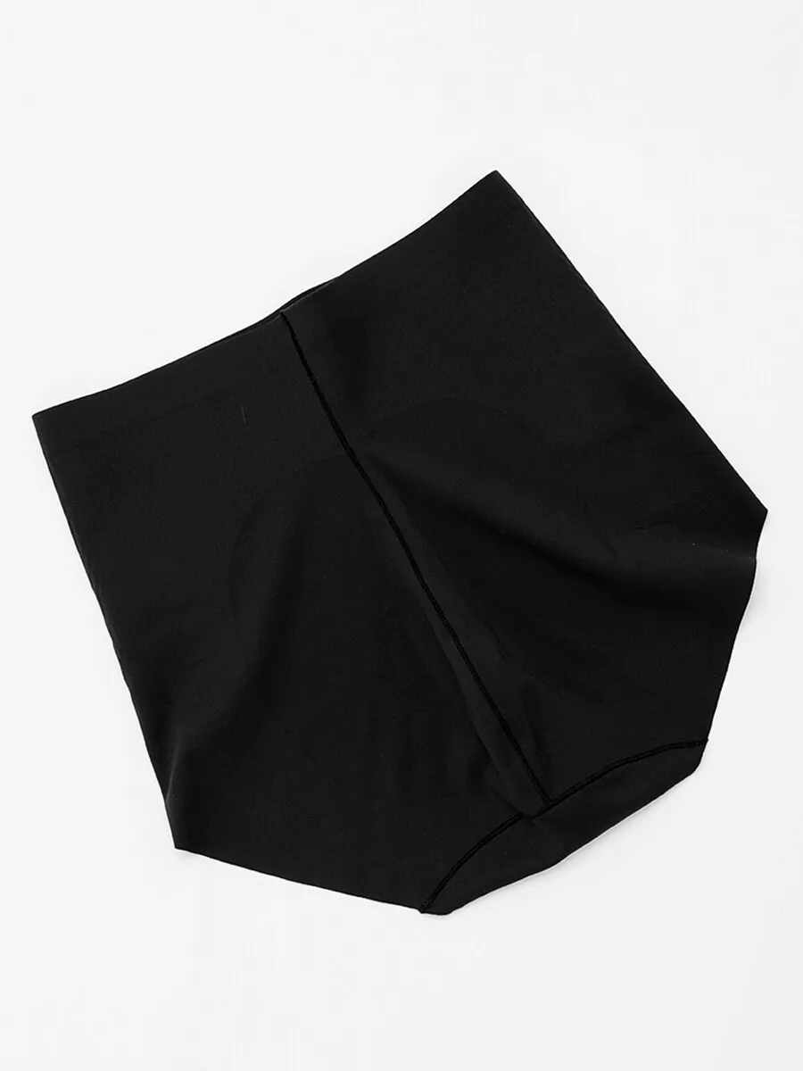 SABINA Seamless Shapewear Mid Waisted Panty - Black