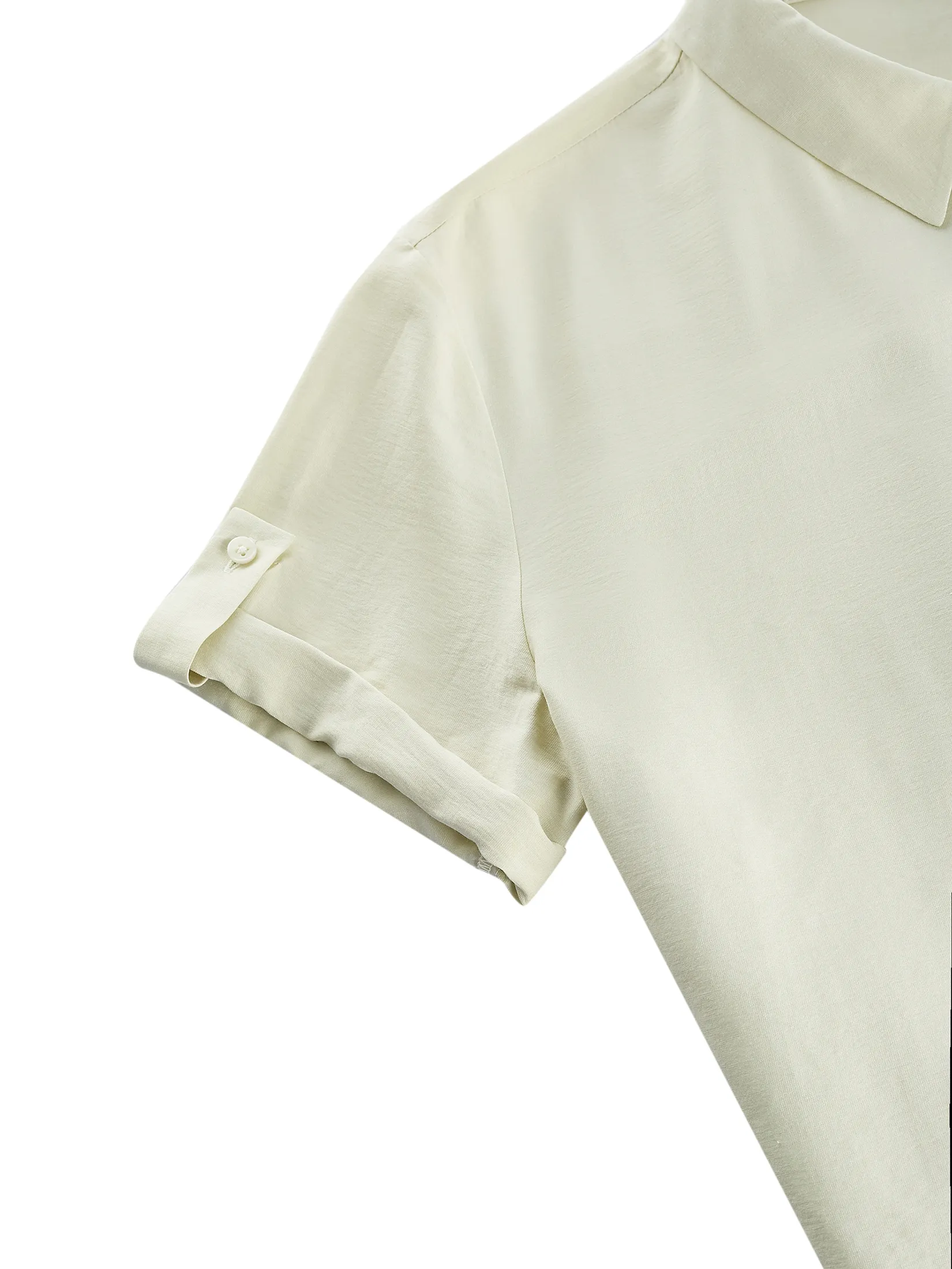 G2000 Women Clothing Shirt Collar Blouse With Necklaceblouse Loose Fit - Green