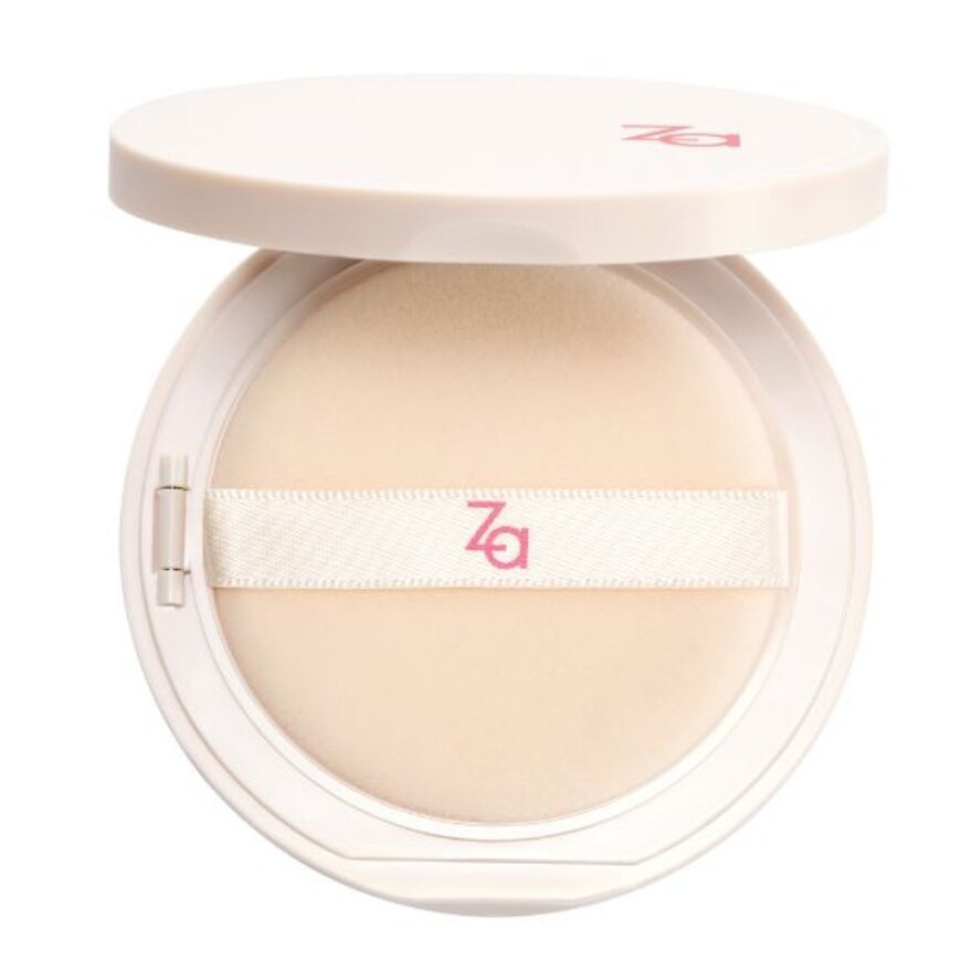 Za Instant Invisible Oil Control Powder Foundation Case 1pcs.