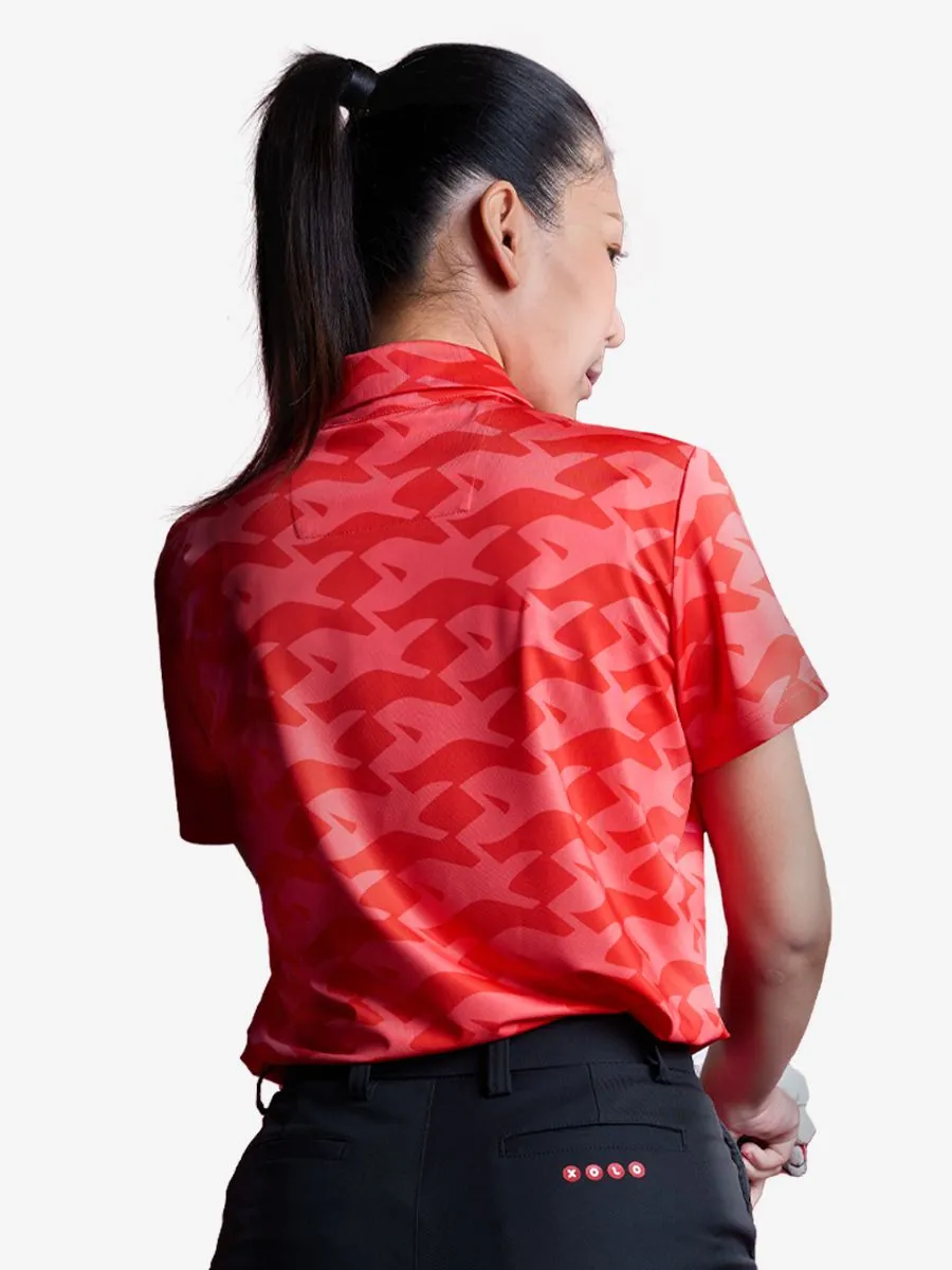 XOLO Red WOMEN MIRAGE POLO (040095)