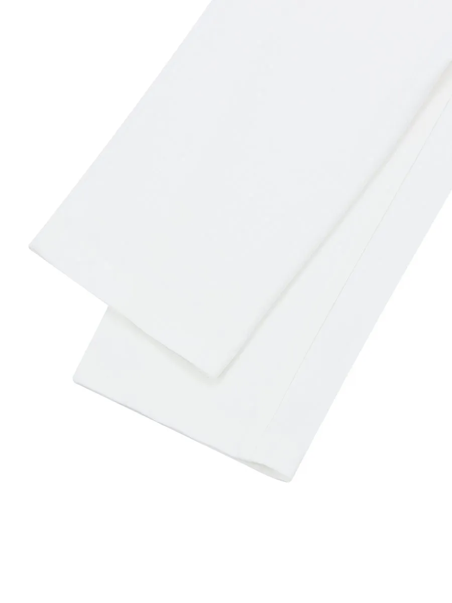 GIORDANO Women's 180° Expandable Waistband slim suit pants Albumen white