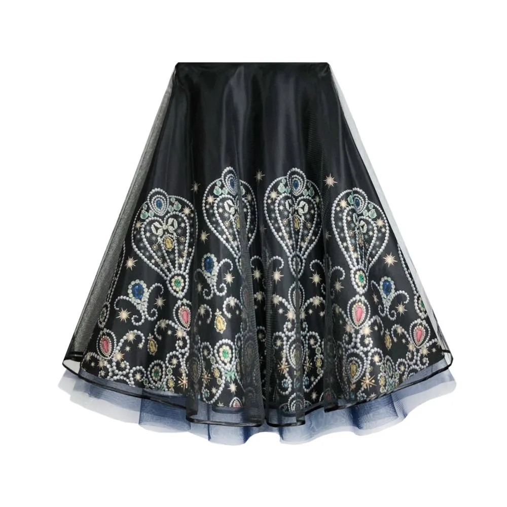 ICONIC Black CLASSY SKIRT Model CLASSY5936