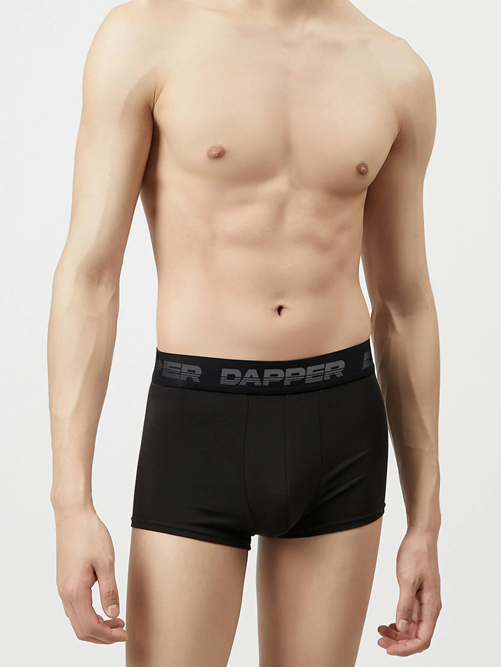 DAPPER DAPPER Ultraflex Trunks Black (Pack 2 Pcs.)