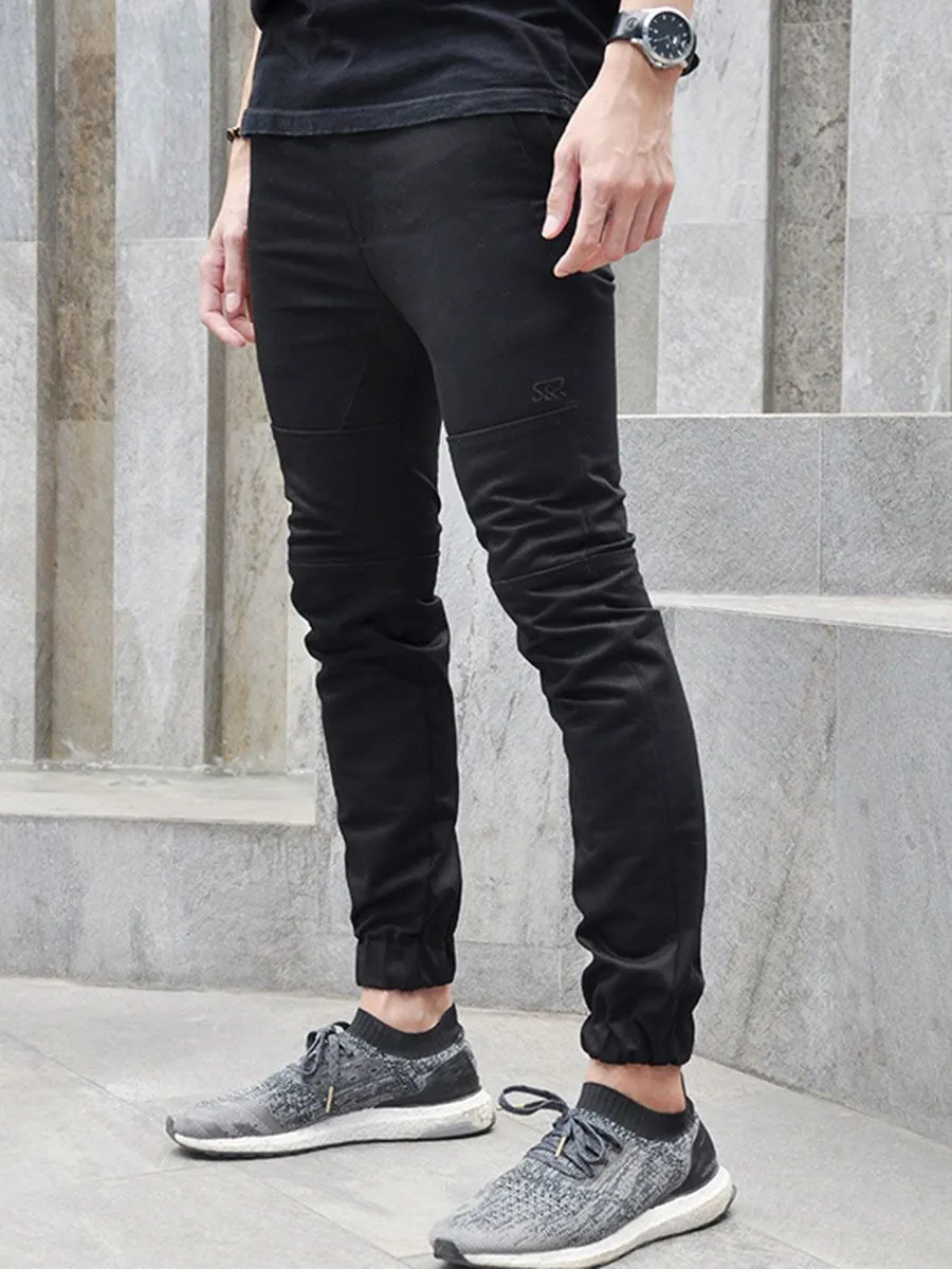 SIMPLE&RAW Jason Jogger Pants Sk823-Bk-26 Black