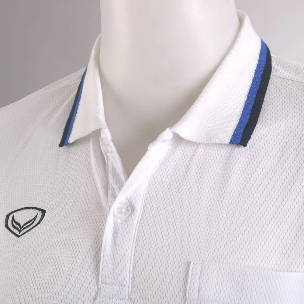 GRAND SPORT White Men's polo shirt (012588)