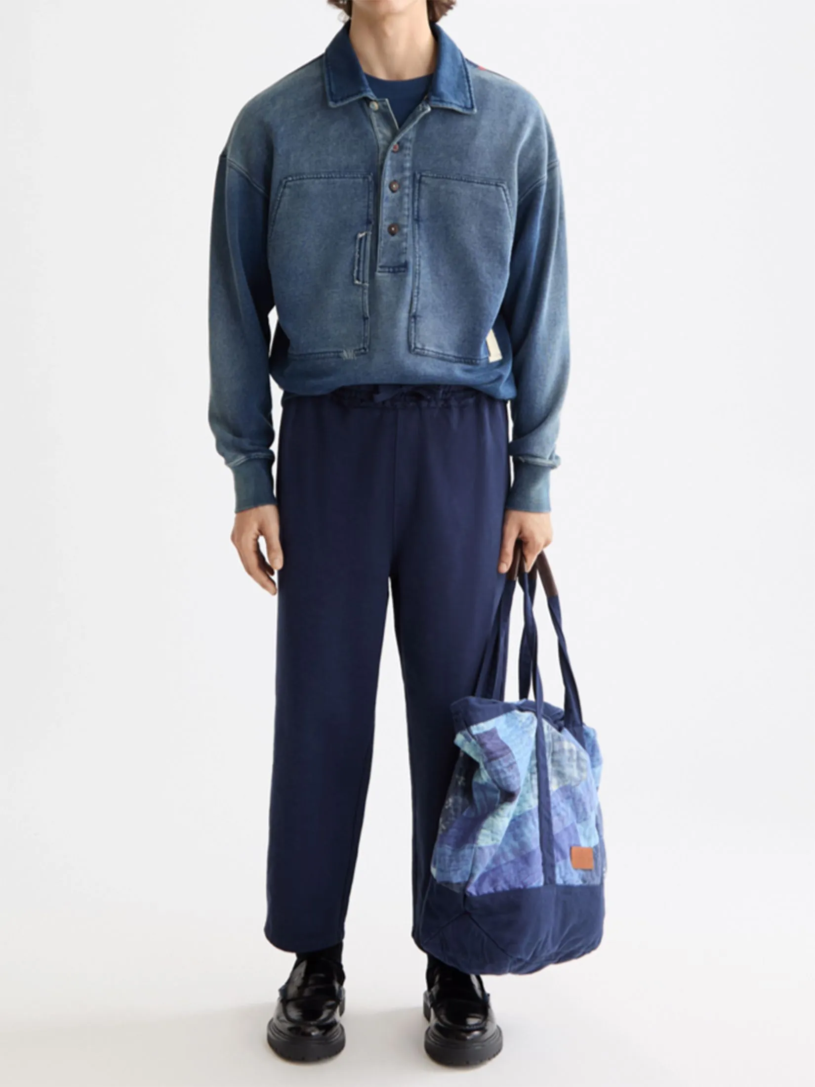 SCOTCH&SODA Men Jacket Worked Out Popover Navy