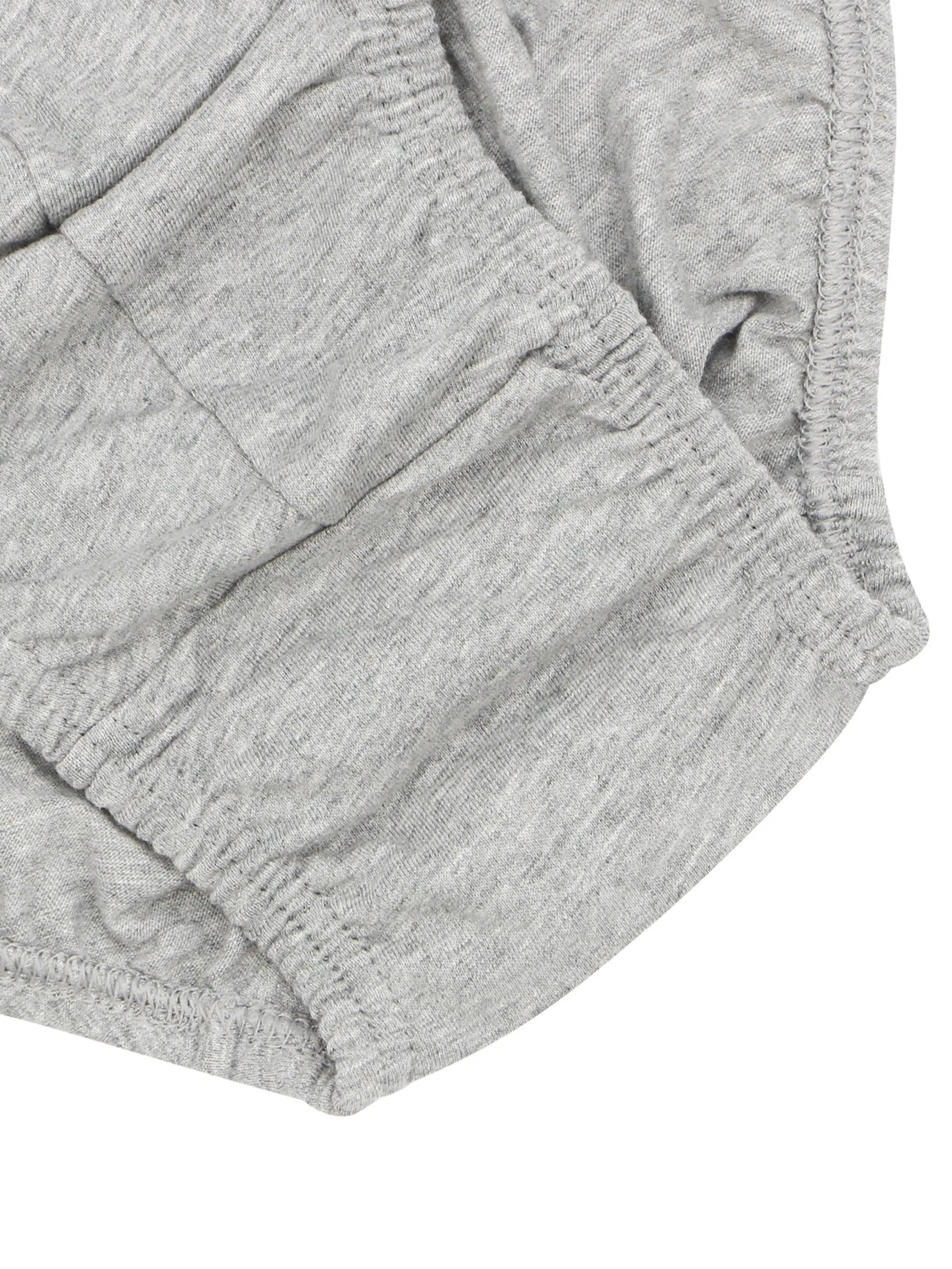 GIORDANO Men's Classic Briefs (3 pieces/pack) Heather Grey