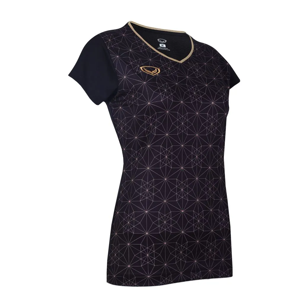 GRAND SPORT Black WOMEN SPORTS JERSEY (014366)