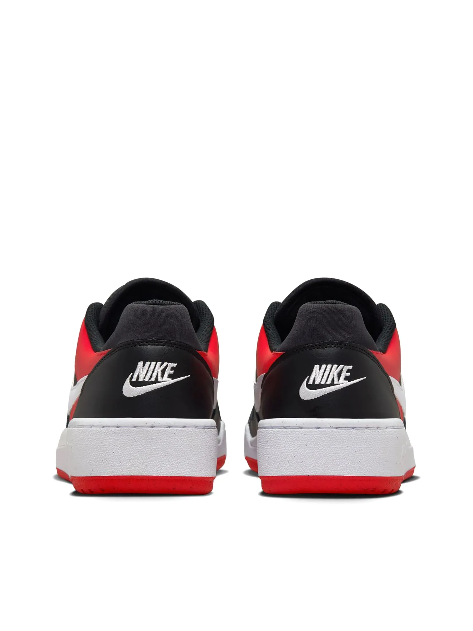 NIKE Men Sneakers Full Force Low Black/White-University Red