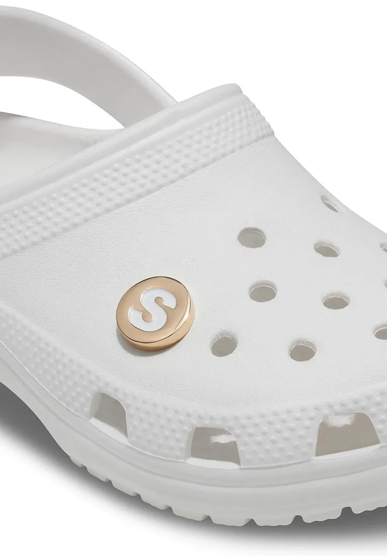CROCS GOLD CROCS Jibbitz Gold Letter S Shoes Charm