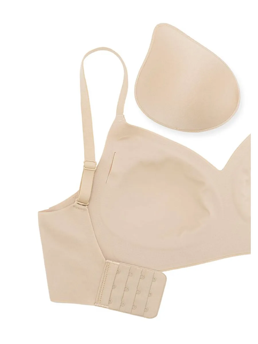 SABINA [Online Exclusive]  Soft Collection Wireless Bra - Sand
