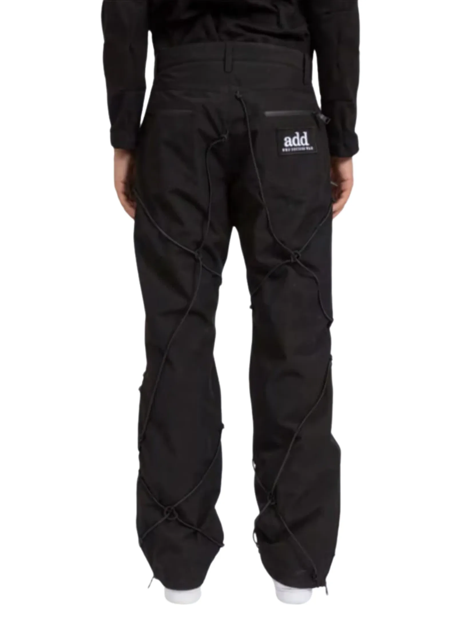 WDW X ADD PEDDED PANTS IN BLACK