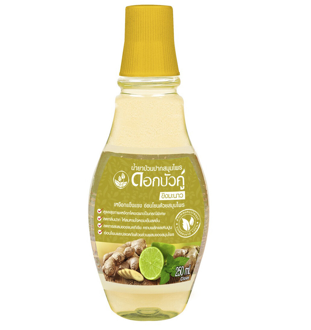 Ополаскиватель для рта Twin Lotus Имбирь и лайм 250 мл