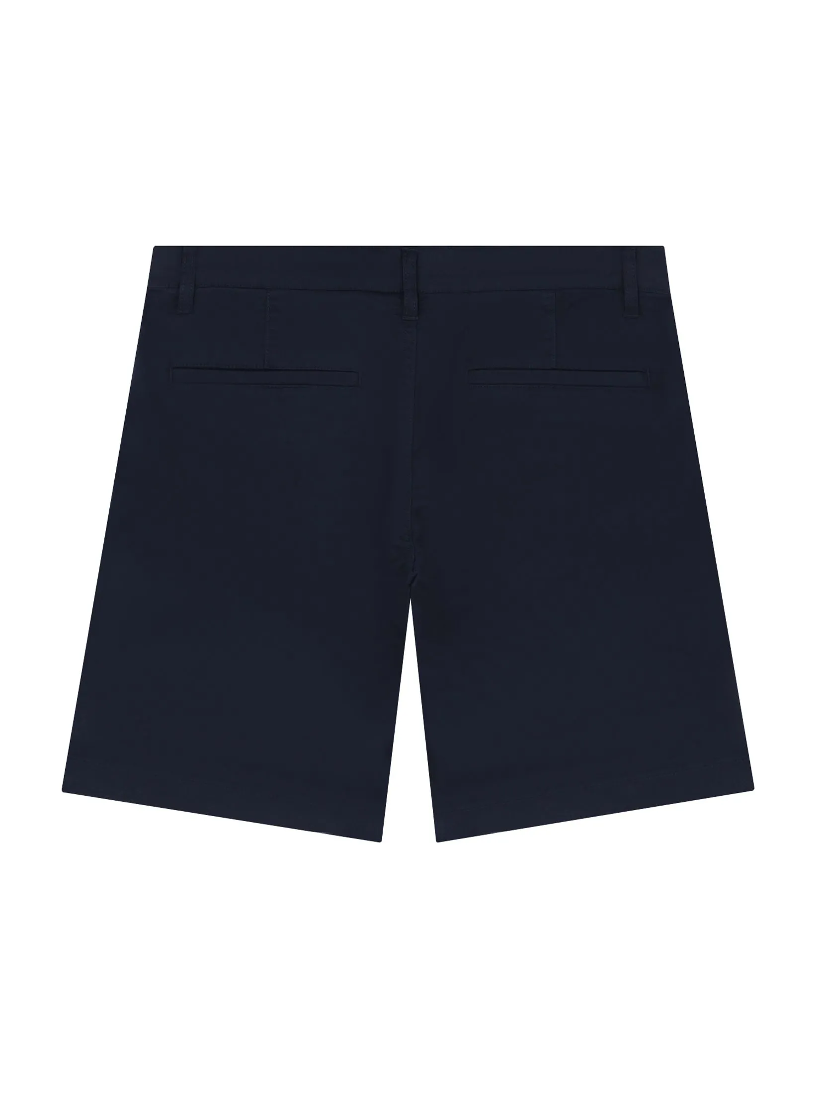 GIORDANO Men's Slim Taper Shorts (180° Elastic Waist) Signature navy