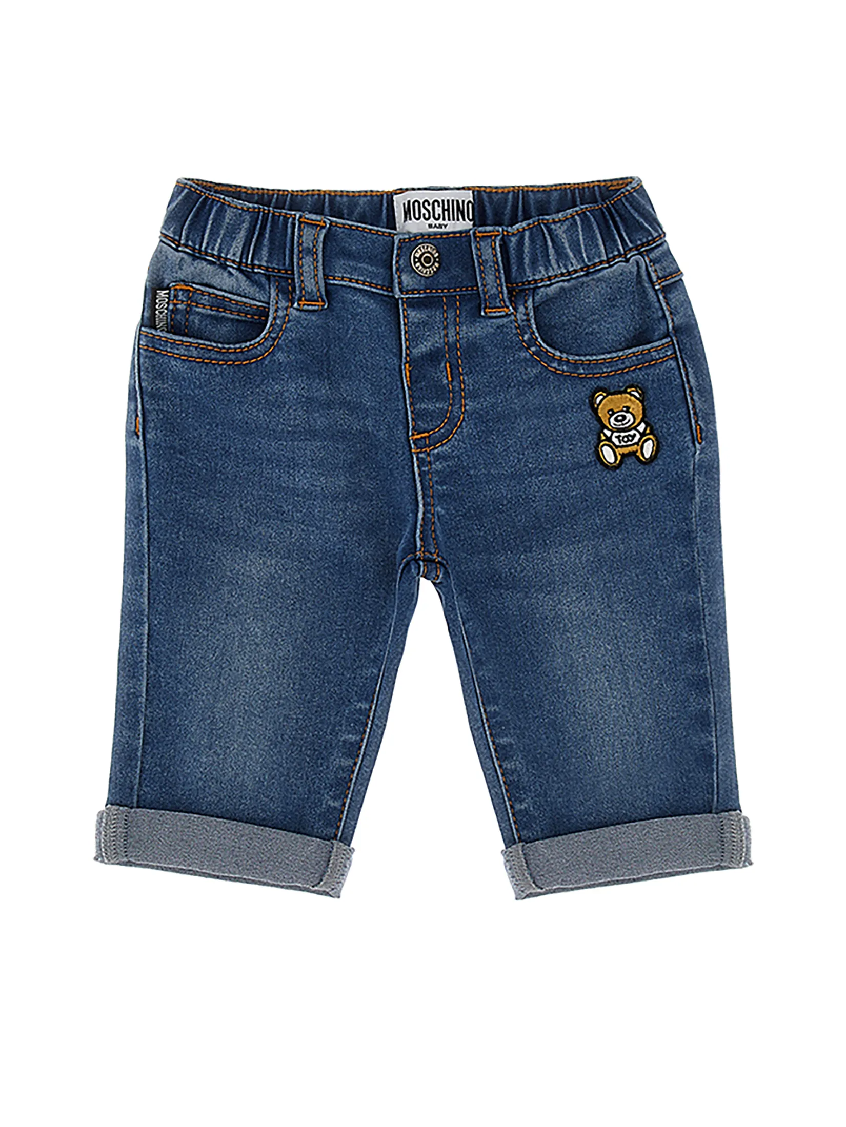 MOSCHINO KID Unisex Toddler Jeans Denim