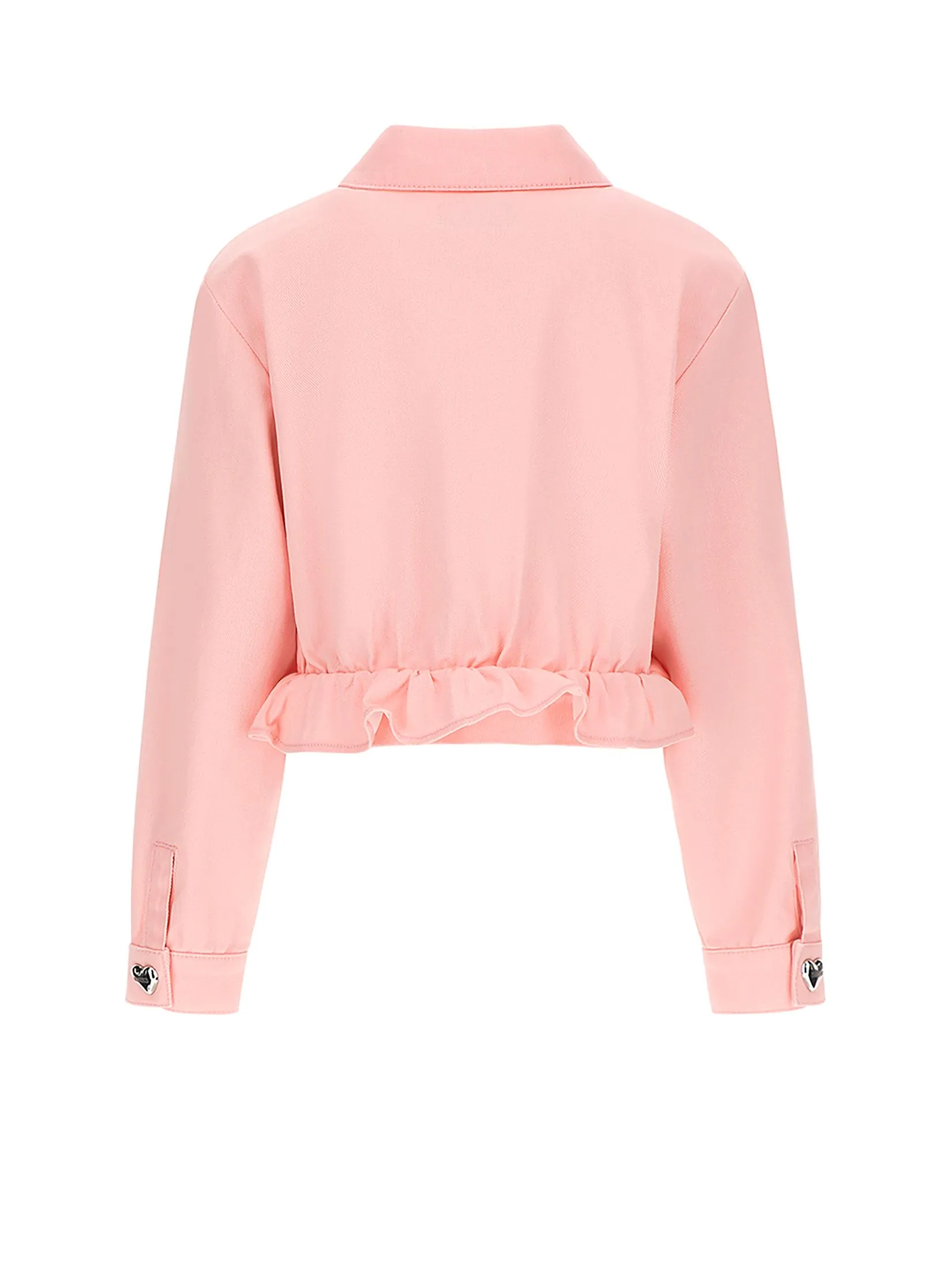 MOSCHINO KID Girl Jacket Ruffle Pink