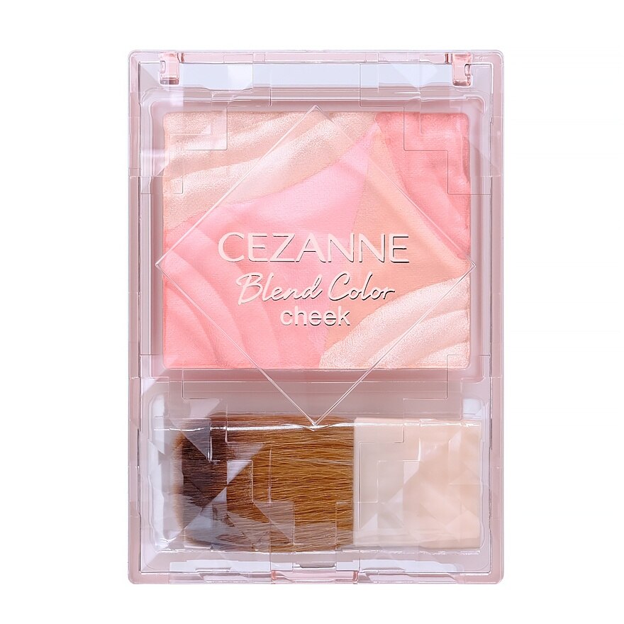 Cezanne Blend Color Cheek Blush 4.5g 01 - 01 Coral Symphony